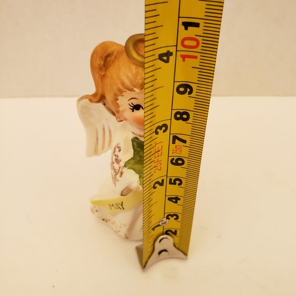 Lefton May Girl Angel Figurine - Picture 3 of 9